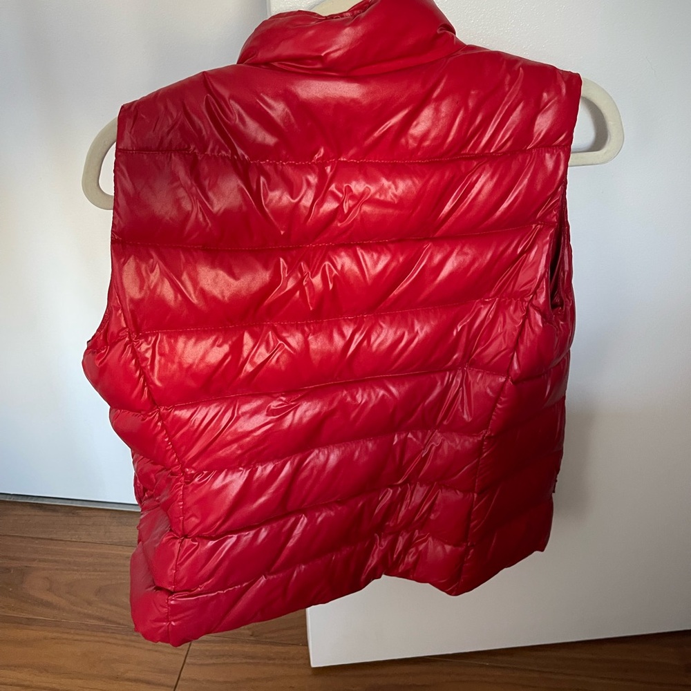 Moncler Vibrant Red Quilted Vest - Picture 2 of 5